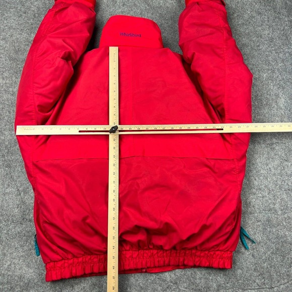 VTG Columbia Jacket Mens‎ Large Red Blue Whirlibird 3 in 1 Coat Down Insulated - Picture 14 of 16